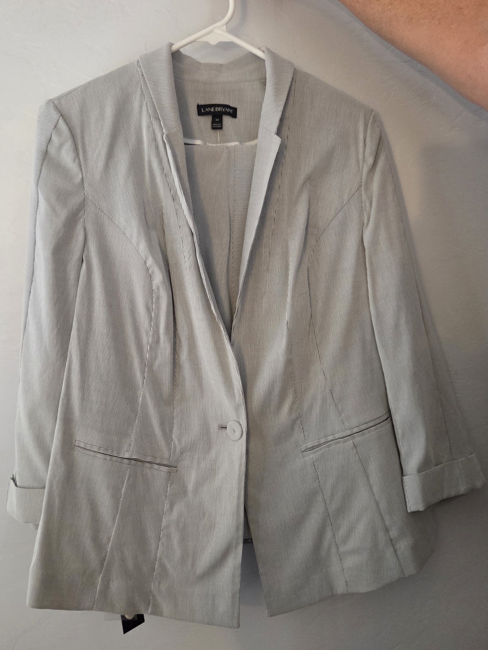 Lane Bryant Light Gray Tailored Women's Blazer